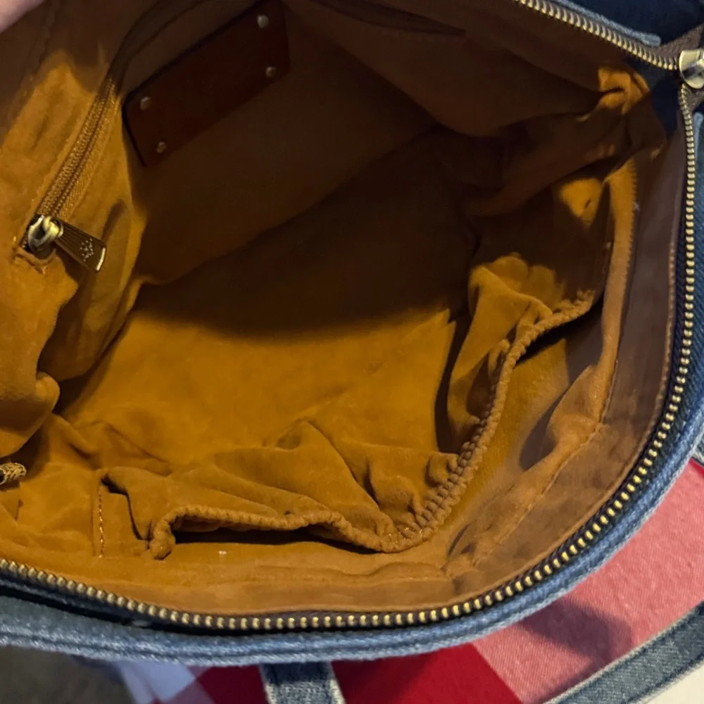 Patricia Nash Coralina Denim Floral Tote NWOT - Picture 2 of 2